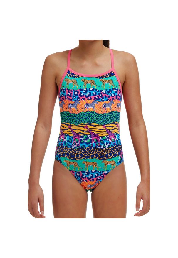 FUNKITA - Strój do pływania dziewczęcy Funkita Gone Wild - Twisted. Kolor: wielokolorowy
