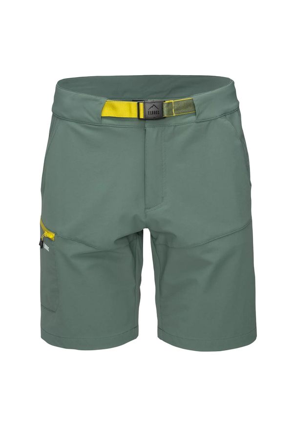 Elbrus - Shorty Męskie Arn. Kolor: żółty, wielokolorowy, zielony. Sport: turystyka piesza