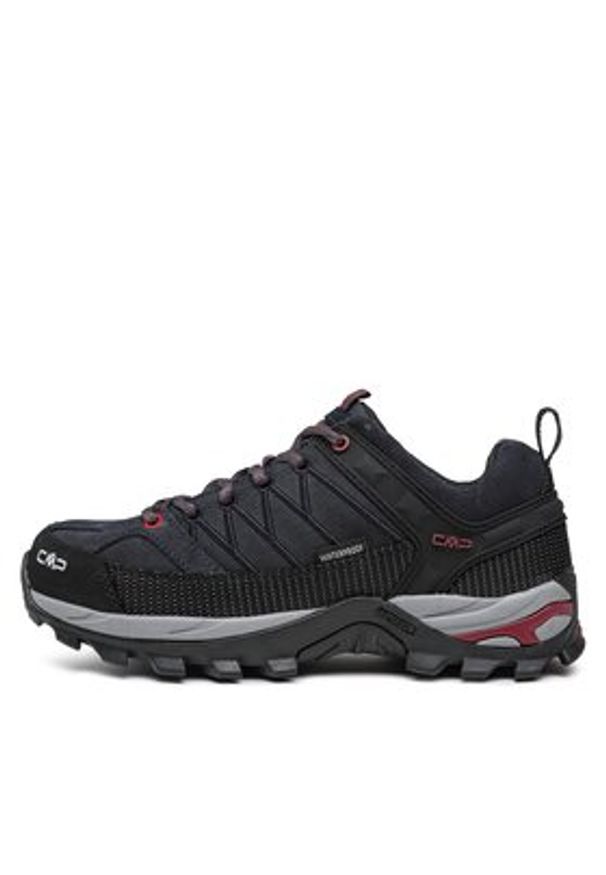 CMP Trekkingi Rigel Low Trekking Shoes Wp 3Q13247 Granatowy. Kolor: niebieski. Materiał: zamsz, skóra. Sport: turystyka piesza