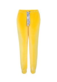 CUORI e PICCHE - Żółte spodnie dresowe YELLOW NISO. Kolor: żółty. Materiał: dresówka. Sezon: wiosna, lato