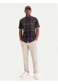 Barbour Koszula Douglas MSH5077TN11 Zielony ciemny Regular Fit. Kolor: zielony. Materiał: bawełna #5