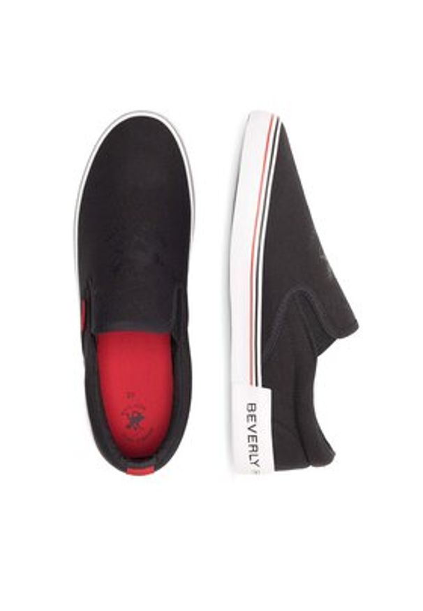 Beverly Hills Polo Club Tenisówki BHPC025M Czarny. Kolor: czarny. Materiał: materiał