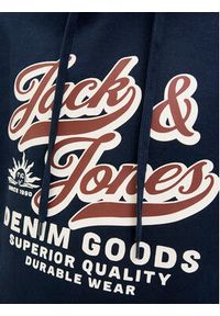Jack & Jones Bluza Logo 12279649 Granatowy Regular Fit. Kolor: niebieski. Materiał: syntetyk #3