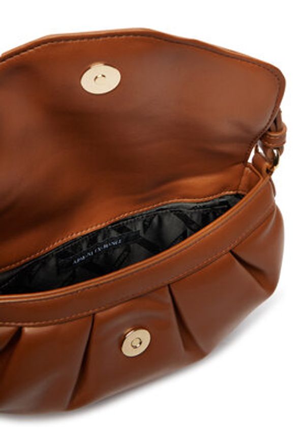 Armani Exchange Torebka XW002164 AF19894 U6123 Brązowy. Kolor: brązowy. Materiał: skórzane