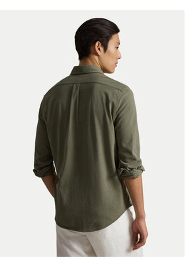 Polo Ralph Lauren Koszula 710654408504 Khaki Regular Fit. Typ kołnierza: polo. Kolor: brązowy. Materiał: bawełna