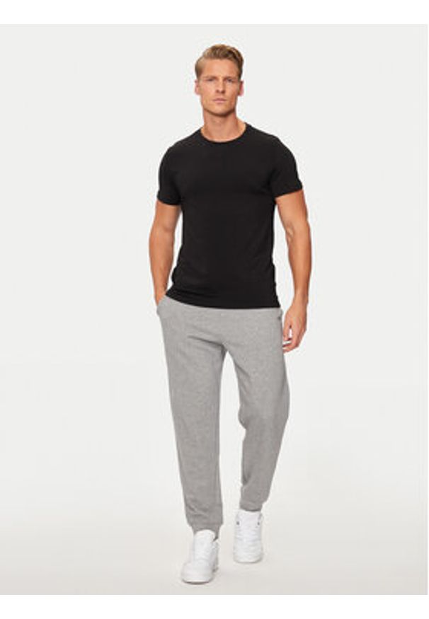YSABEL MORA T-Shirt 70103 Czarny Slim Fit. Kolor: czarny. Materiał: syntetyk