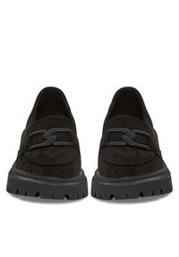 DeeZee Loafersy LE601-5 Czarny. Kolor: czarny. Materiał: materiał