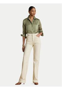 Lauren Ralph Lauren - LAUREN RALPH LAUREN Koszula 200P13808004 Zielony Regular Fit. Kolor: zielony. Materiał: syntetyk #6