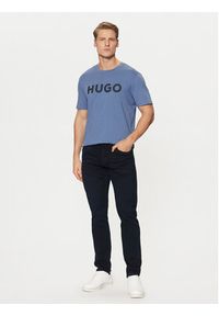 Hugo - HUGO T-Shirt Dulivio 50467556 Niebieski Regular Fit. Kolor: niebieski. Materiał: bawełna #2