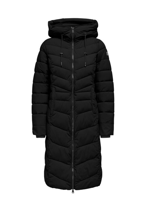 only - ONLY Płaszcz zimowy Juliet 15353149 Czarny Regular Fit. Kolor: czarny. Materiał: syntetyk. Sezon: zima