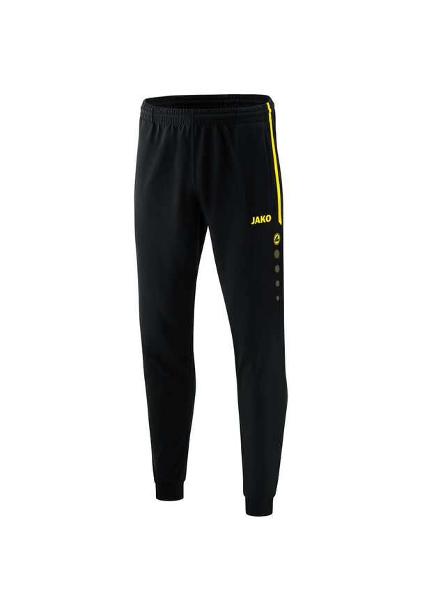 Spodnie dresowe Jako polyester Competition 2.0. Kolor: żółty, wielokolorowy, czarny. Materiał: dresówka. Sport: piłka nożna