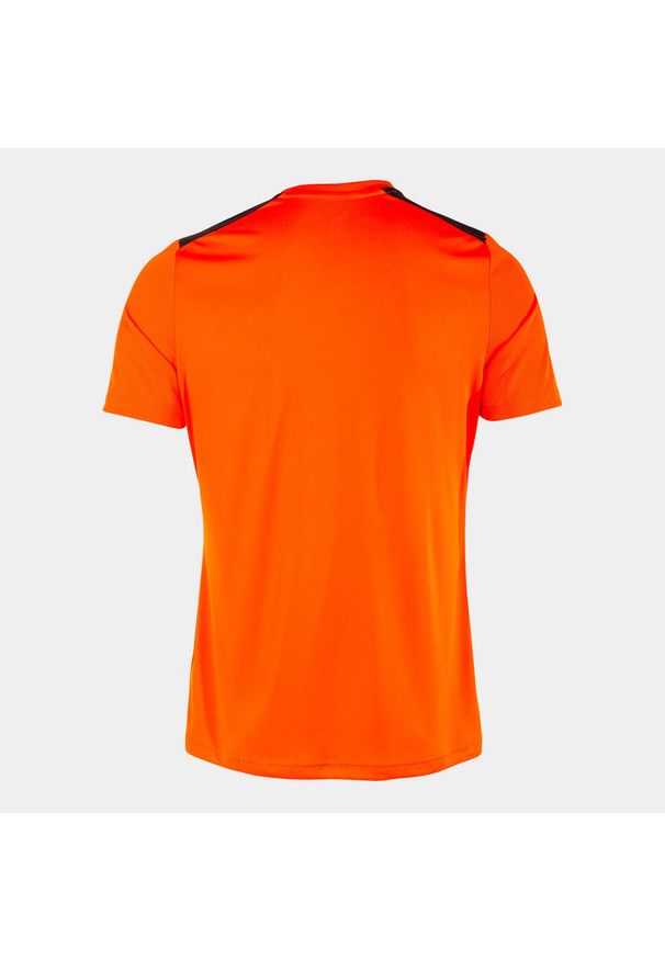 Jersey Joma Championship VII. Kolor: wielokolorowy, czarny, pomarańczowy. Materiał: poliester. Długość rękawa: krótki rękaw. Długość: krótkie. Sport: piłka nożna