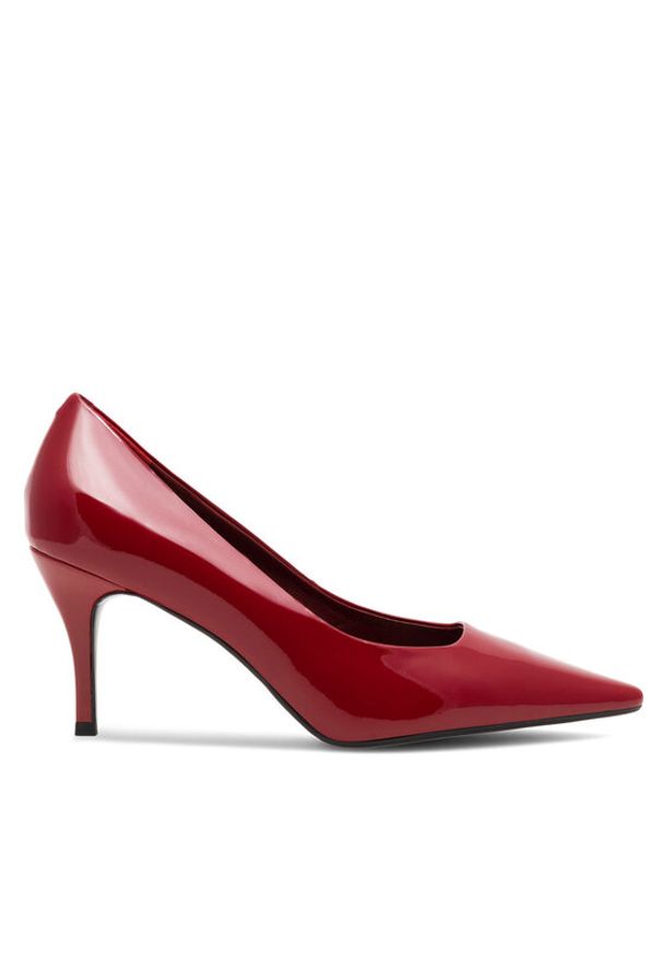 Gino Rossi Szpilki NEL-SLT623-61 Czerwony. Kolor: czerwony. Materiał: skóra, lakier. Obcas: na szpilce