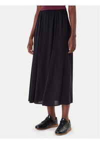 only - ONLY Spódnica maxi Nova 15357477 Czarny Regular Fit. Kolor: czarny. Materiał: wiskoza
