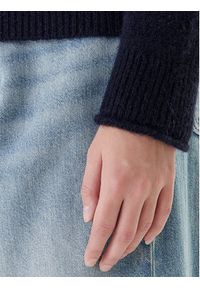 BOSS Sweter C_Fesperanasy 50548930 Granatowy Regular Fit. Kolor: niebieski. Materiał: wełna #4