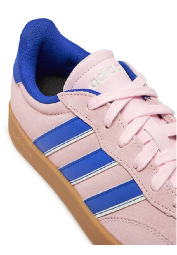 Adidas - adidas Sneakersy Barreda JP7107 Różowy. Kolor: różowy. Materiał: zamsz, skóra