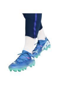 Buty piłkarskie Puma Future Match FG/AG. Zapięcie: sznurówki. Kolor: biały, wielokolorowy, niebieski. Materiał: materiał, syntetyk, tkanina. Szerokość cholewki: normalna. Sport: piłka nożna