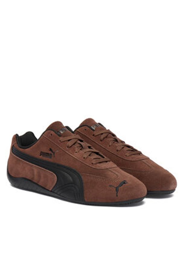 Puma Sneakersy Speedcat 406329 82 Brązowy. Kolor: brązowy. Materiał: zamsz, skóra
