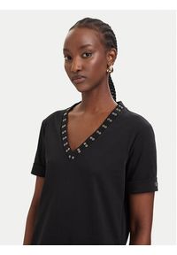 Liu Jo Sport Sukienka codzienna TA6296 J3855 Czarny Regular Fit. Okazja: na co dzień. Kolor: czarny. Materiał: bawełna. Typ sukienki: proste, sportowe. Styl: sportowy, casual #2