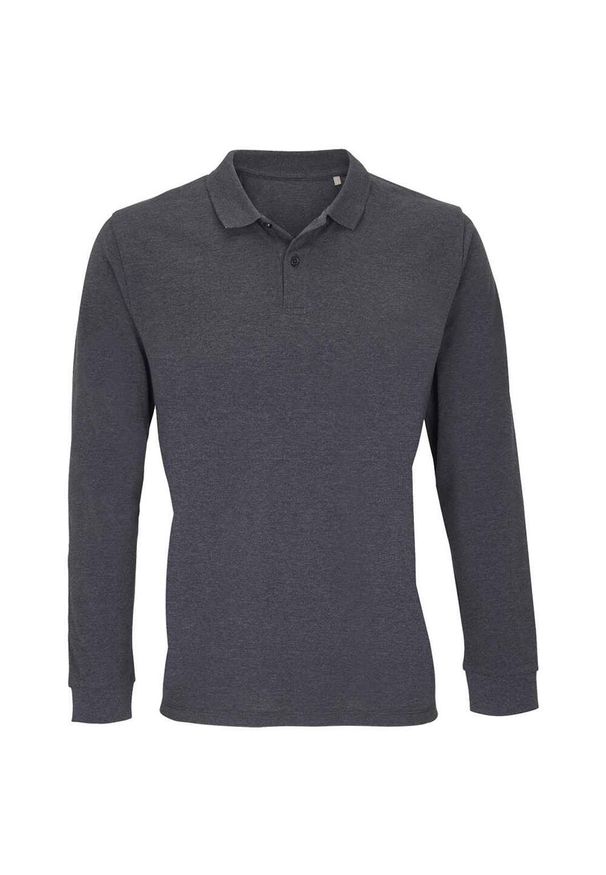 SOL'S - Koszulka Polo Z Długim Rękawem Dla Dorosłych Unisex Planet. Okazja: na co dzień. Typ kołnierza: polo. Kolor: szary, brązowy, wielokolorowy. Długość rękawa: długi rękaw. Długość: długie. Styl: casual