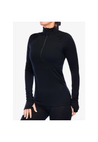 Bluza termoaktywna damska Houdini Desoli Light Half Zip. Kolor: czarny. Sezon: zima. Sport: narciarstwo #1