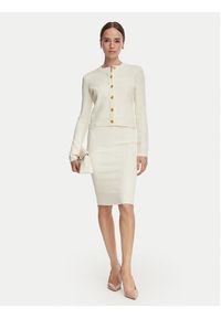 Marciano Guess Kardigan G6YR03 Z1015 Kremowy Slim Fit. Kolor: kremowy. Materiał: wiskoza #3