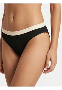 Seafolly Dół od bikini Band Wave 40368-305 Czarny. Kolor: czarny. Materiał: syntetyk #4