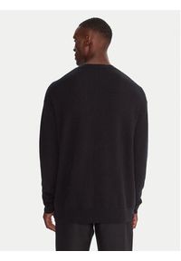 Karl Lagerfeld - KARL LAGERFELD Sweter 655030 554306 Czarny Regular Fit. Typ kołnierza: dekolt w karo. Kolor: czarny. Materiał: syntetyk
