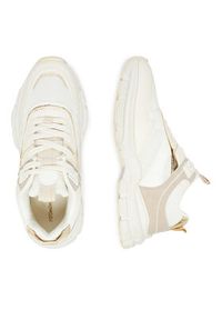 DeeZee Sneakersy AM24257 Beżowy. Kolor: beżowy. Materiał: skóra, zamsz #4