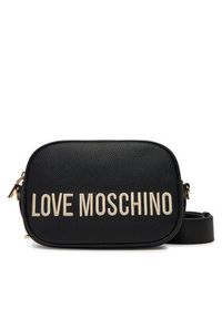 Love Moschino - LOVE MOSCHINO Torebka JC4107PP1NLT1000 Czarny. Kolor: czarny. Materiał: skórzane #5