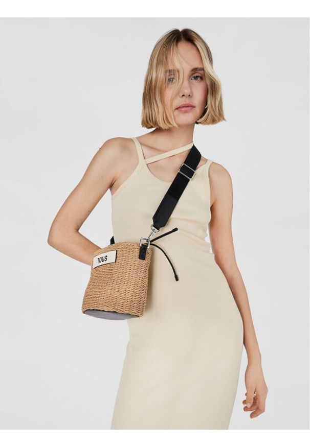 Tous - TOUS Torebka Saca Scoubidou 2001854651 Beżowy. Kolor: beżowy