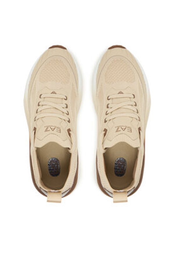 EA7 Emporio Armani Sneakersy 7X000343 AF18639 M1135 Beżowy. Kolor: beżowy. Materiał: materiał