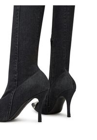 Diesel Kozaki D-Venus Tbt D Y03316P6901 T8013 Czarny. Kolor: czarny. Materiał: materiał #3