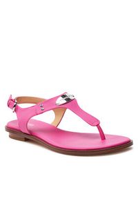MICHAEL Michael Kors Sandały Plate Thong 40U2MKFA1L Różowy. Kolor: różowy. Materiał: skóra #3