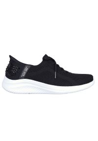 skechers - Buty do chodzenia damskie Skechers Ultra Flex 3.0. Kolor: czarny. Materiał: syntetyk, materiał. Szerokość cholewki: normalna. Sport: turystyka piesza