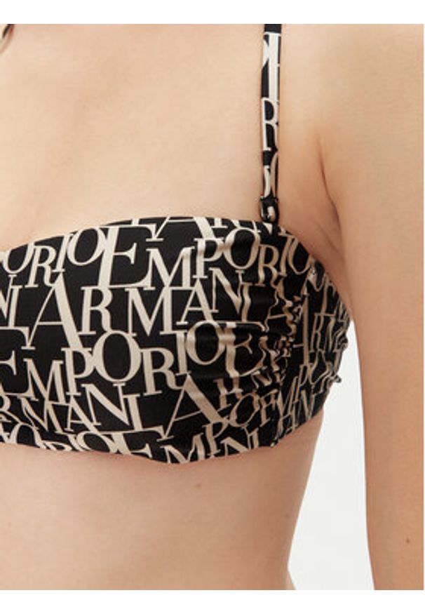 Emporio Armani Bikini EW000798 AF12190 FC125 Czarny. Kolor: czarny. Materiał: syntetyk