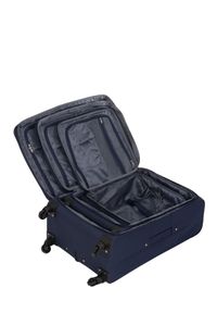 Ochnik - Komplet walizek na kółkach 19'/24'/28'. Kolor: niebieski. Materiał: materiał, nylon, poliester