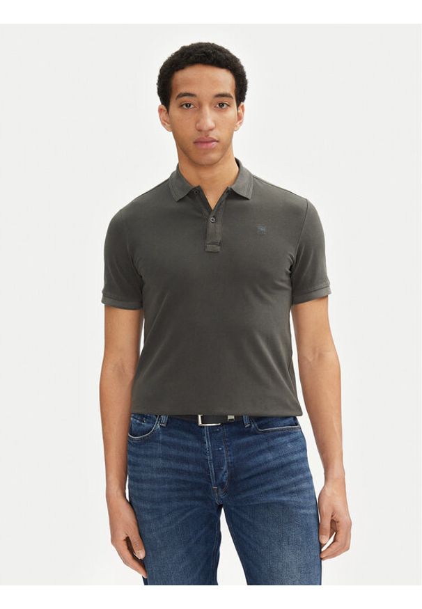 G-Star RAW - G-Star Raw Polo Dunda D11595-D756 B564 Szary Slim Fit. Typ kołnierza: polo. Kolor: szary. Materiał: bawełna