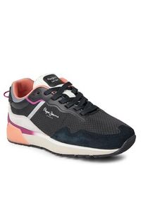 Pepe Jeans Sneakersy PLS31547 Czarny. Kolor: czarny. Materiał: skóra