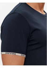 Emporio Armani Underwear T-Shirt 110853 4R755 00135 Granatowy Slim Fit. Kolor: niebieski. Materiał: bawełna #4