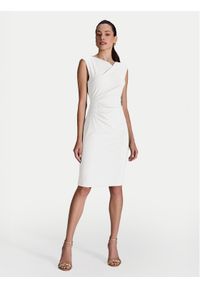 Swing Sukienka koktajlowa 5AI16700 Biały Slim Fit. Kolor: biały. Materiał: syntetyk. Styl: wizytowy