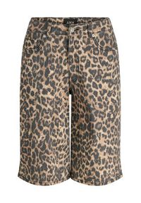 JJXX Bermudy Sarah 12283781 Brązowy Baggy Fit. Kolor: brązowy. Materiał: bawełna #6