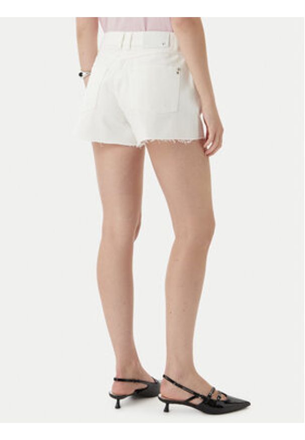 Patrizia Pepe Szorty jeansowe 2P1744/D107-W146 Biały Regular Fit. Kolor: biały. Materiał: bawełna