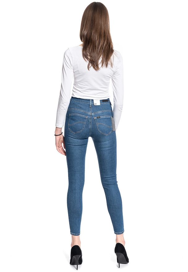Lee - DAMSKIE SPODNIE JEANSOWE LEE SCARLETT ULTRA HIGH JACKSON WORN L30LMXAX 112106499