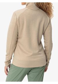 Bluza polarowa damska Vaude Skomer Hiking SC Jacket. Kolor: beżowy. Materiał: polar