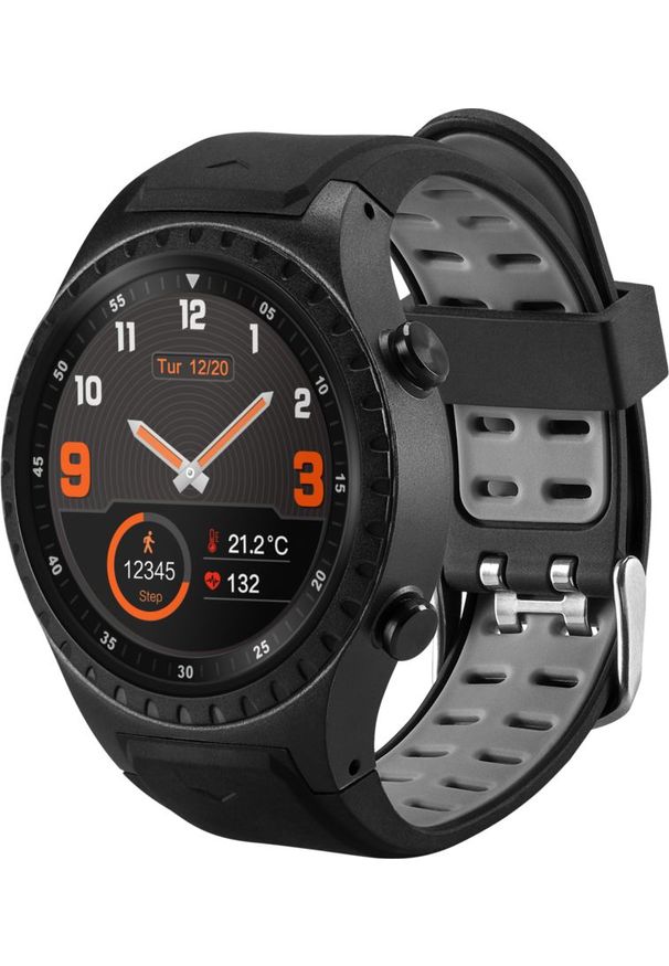 Smartwatch Acme SW302 Czarno-szary. Rodzaj zegarka: smartwatch. Kolor: wielokolorowy, czarny, szary