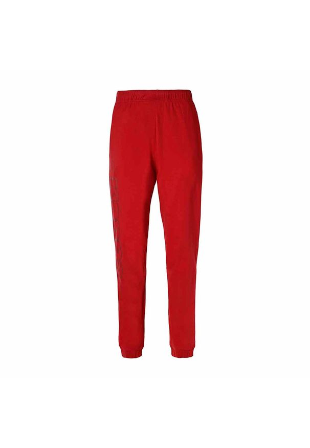 Spodnie do biegania Kappa Costi. Kolor: czerwony. Materiał: dresówka