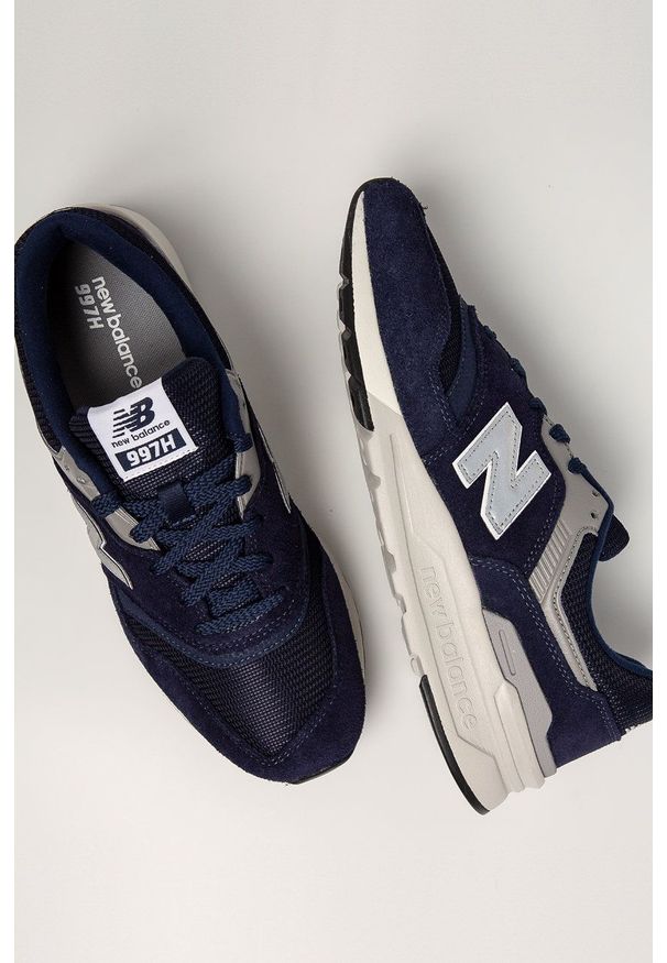 New Balance - Buty CM997HCE. Nosek buta: okrągły. Zapięcie: sznurówki. Kolor: niebieski. Materiał: guma