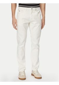 Tommy Jeans Jeansy Scanton DM0DM23270 Biały Slim Fit. Kolor: biały #1