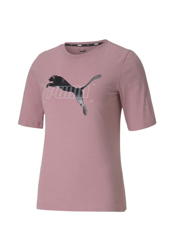 Koszulka Puma Nu-tility T-shirt, Kobiety. Kolor: fioletowy. Materiał: materiał, bawełna